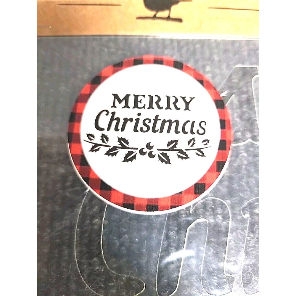 NEW JRV  15mil Reusable Merry Christmas Stencil 11.5x7